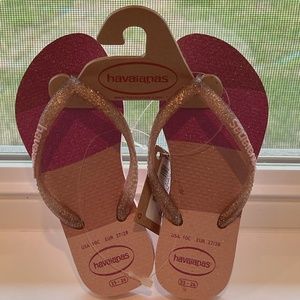 Kids Candy Pink Havaianas Flip Flops